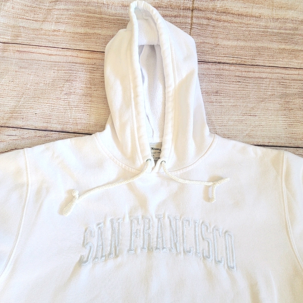 White San Francisco Hoodie Small